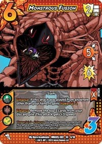 Monstrous Fusion - UniVersus: My Hero Academia: Undaunted Raid - UniVersus card