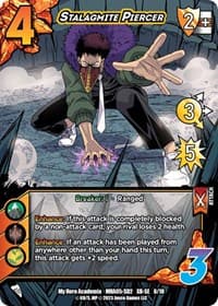 Stalagmite Piercer (XR) - UniVersus: My Hero Academia: Undaunted Raid - UniVersus card