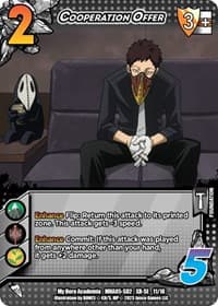 Cooperation Offer (XR) - UniVersus: My Hero Academia: Undaunted Raid - UniVersus card
