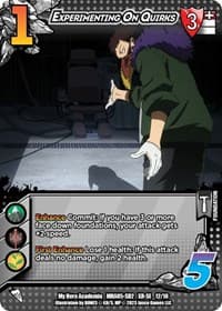 Experimenting On Quirks (XR) - UniVersus: My Hero Academia: Undaunted Raid - UniVersus card