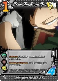 Taking The Gloves Off - UniVersus: My Hero Academia: Undaunted Raid - UniVersus card