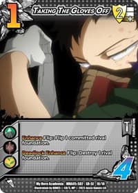 Taking The Gloves Off (XR) - UniVersus: My Hero Academia: Undaunted Raid - UniVersus card