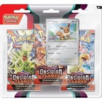 Obsidian Flames 3 Pack Blister [Eevee] - SV03: Obsidian Flames - Pokemon card