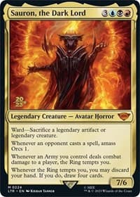 Sauron, the Dark Lord - Prerelease Cards - Magic: The Gathering card