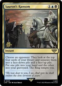 Sauron's Ransom - Prerelease Cards - Magic: The Gathering card