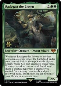 Radagast the Brown - Prerelease Cards - Magic: The Gathering card