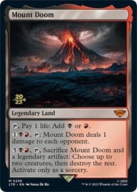 Mount Doom - Prerelease Cards - Magic: The Gathering card
