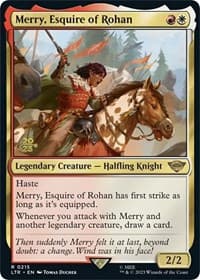 Merry, Esquire of Rohan - Prerelease Cards - Magic: The Gathering card