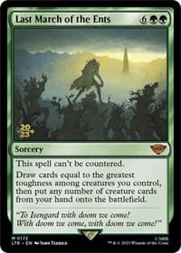 Last March of the Ents - Prerelease Cards - Magic: The Gathering card