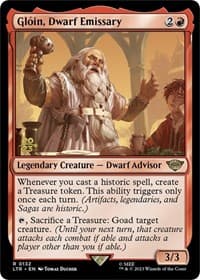 Gloin, Dwarf Emissary - Prerelease Cards - Magic: The Gathering card
