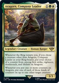 Aragorn, Company Leader - Prerelease Cards - Magic: The Gathering card