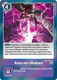Ame-no-Ohabari - Alternative Being Booster - Digimon Card Game card
