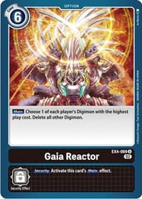 Gaia Reactor - Alternative Being Booster - Digimon Card Game card