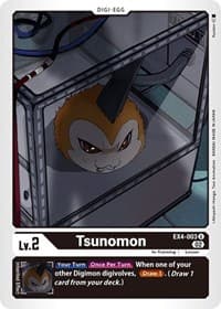Tsunomon - Alternative Being Booster - Digimon Card Game card