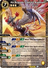 Air Brigade Captain Raphael - False Gods - Battle Spirits Saga card