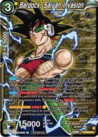 Bardock, Saiyan Invasion (Zenkai Series Tournament Pack Vol.4 Winner) - Tournament Promotion Cards - Dragon Ball Super: Masters card