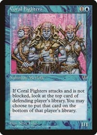 Coral Fighters - Mirage - Magic: The Gathering card