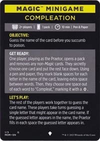 Magic Minigame: Compleation - March of the Machine - Magic: The Gathering card