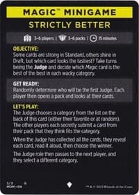 Magic Minigame: Strictly Better - March of the Machine - Magic: The Gathering card