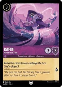 Rafiki - Mysterious Sage - The First Chapter - Disney Lorcana card