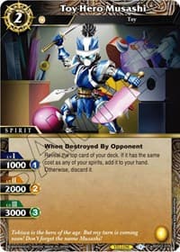 Toy Hero Musashi - False Gods - Battle Spirits Saga card