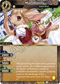Martibunny - False Gods - Battle Spirits Saga card