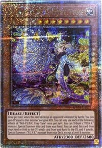 Noh-P.U.N.K. Foxy Tune (Quarter Century Secret Rare) - Battles of Legend: Monstrous Revenge - YuGiOh card