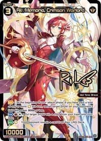 Ril//Memoria, Crimson Warlord (SRP) - Conflated Diva - WIXOSS card