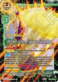 SS2 Son Gohan, Trigger to Fierce Rage - Wild Resurgence Pre-Release Cards - Dragon Ball Super: Masters card