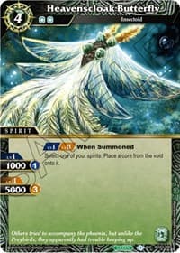 Heavenscloak Butterfly - False Gods - Battle Spirits Saga card