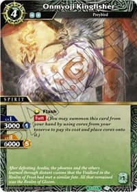 Onmyoji Kingfisher - False Gods - Battle Spirits Saga card