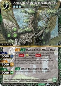 Armortree Deity Herak Dynas - False Gods - Battle Spirits Saga card