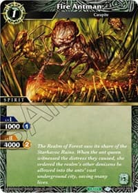 Fire Antman - False Gods - Battle Spirits Saga card