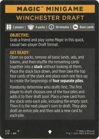Magic Minigame: Winchester Draft - Universes Beyond: The Lord of the Rings: Tales of Middle-earth - Magic: The Gathering card
