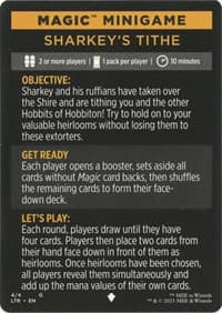 Magic Minigame: Sharkey's Tithe - Universes Beyond: The Lord of the Rings: Tales of Middle-earth - Magic: The Gathering card