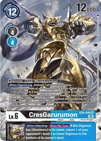CresGarurumon (Alternate Art) - Alternative Being Booster - Digimon Card Game card
