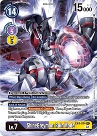 ShineGreymon: Ruin Mode (Alternate Art) - Alternative Being Booster - Digimon Card Game card