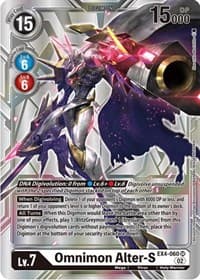 Omnimon Alter-S (Silver Alternate Art) - Alternative Being Booster - Digimon Card Game card
