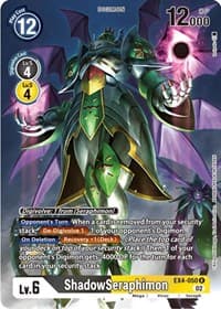 ShadowSeraphimon (Alternate Art) - Alternative Being Booster - Digimon Card Game card