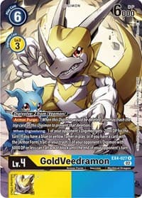 GoldVeedramon (Alternate Art) - Alternative Being Booster - Digimon Card Game card
