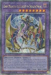 Dark Magician the Knight of Dragon Magic (Quarter Century Secret Rare) - Battles of Legend: Monstrous Revenge - YuGiOh card
