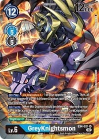 GreyKnightsmon (Alternate Art) - Alternative Being Booster - Digimon Card Game card