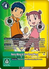 Henry Wong & Shu-Chong Wong (Alternate Art) - Alternative Being Booster - Digimon Card Game card