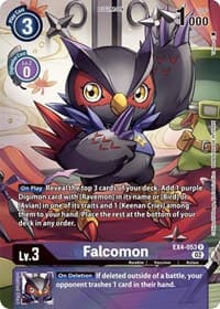 Falcomon (Alternate Art) - Alternative Being Booster - Digimon Card Game card