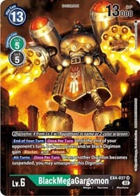 BlackMegaGargomon (Alternate Art) - Alternative Being Booster - Digimon Card Game card