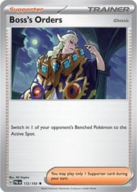 Boss's Orders - Deck Exclusives - Pokemon card
