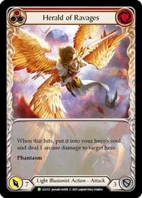 Herald of Ravages (Extended Art) (Red) -  LGS153 - Flesh and Blood: Promo Cards - Flesh and Blood TCG card