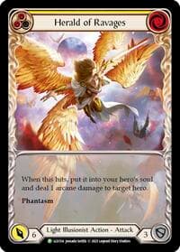 Herald of Ravages (Extended Art) (Yellow) - LGS154 - Flesh and Blood: Promo Cards - Flesh and Blood TCG card