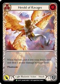 Herald of Ravages (Extended Art) (Blue) - LGS155 - Flesh and Blood: Promo Cards - Flesh and Blood TCG card