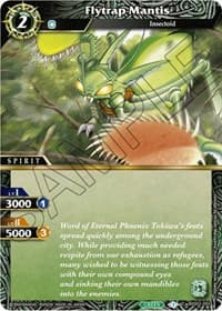 Flytrap Mantis - False Gods - Battle Spirits Saga card